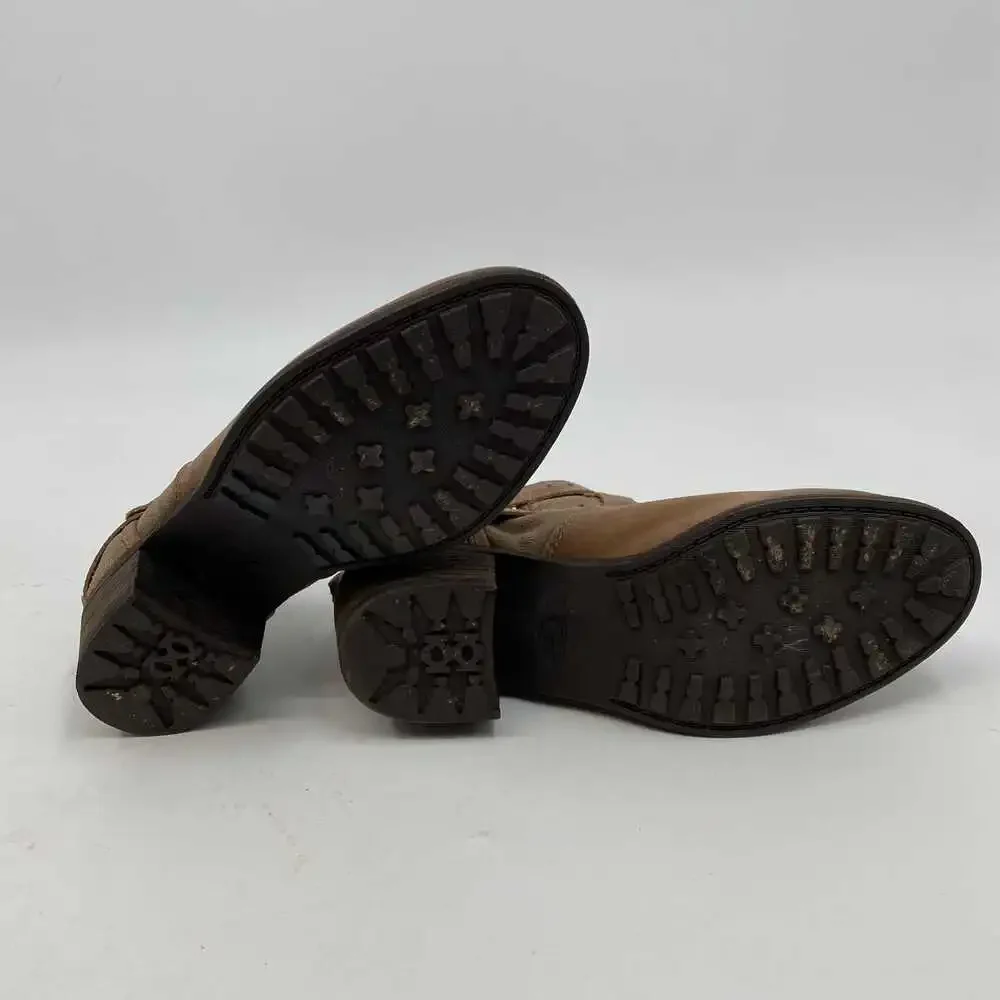 UGG Brown Leather Ankle Booties | Women’s Size 6